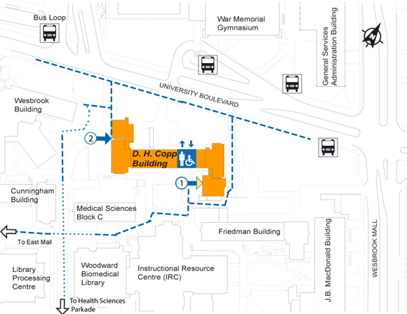 Wayfinding at UBC Vancouver