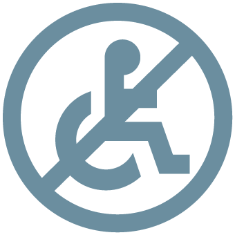 not accessible icon